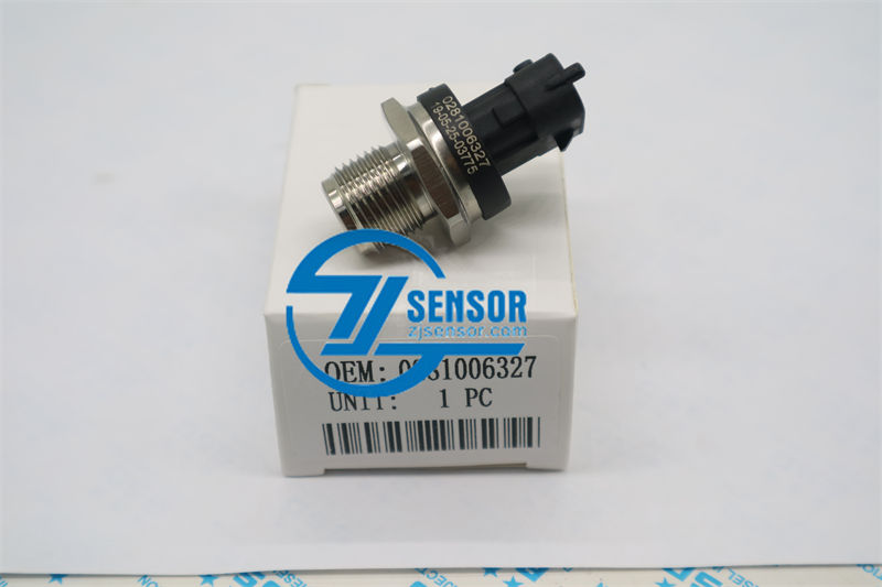 0281006327 DIESEL Common Rail Fuel High Pressure Sensor 6754721212 For KOMATSU Dodge Cummins 6.7L